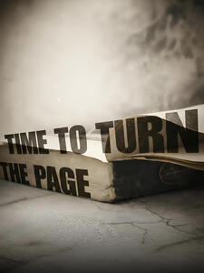 Official Poster for Time to Turn the Page (Short Film) directed by Rakim - Wikidata Q138457407